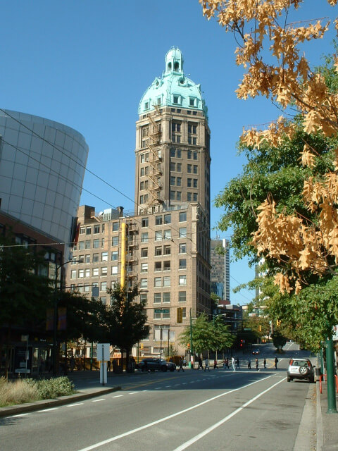 Unusual tower building